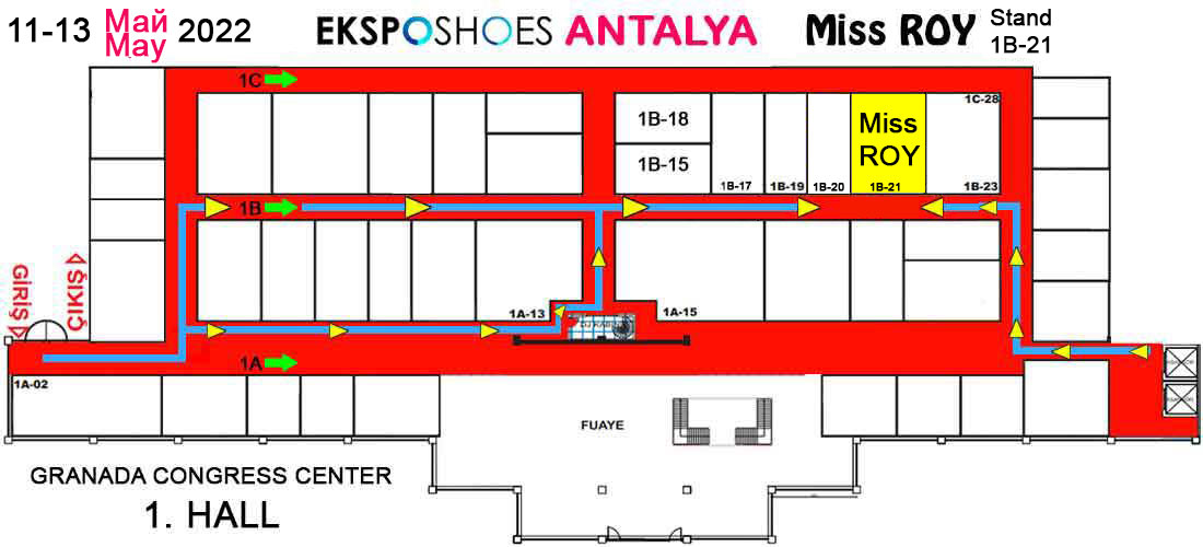 Antalya EKSPOSHOES 13-15 March 2022